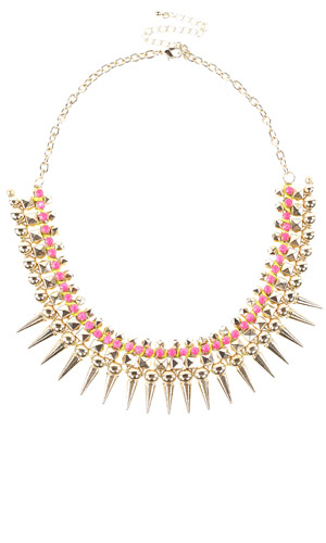 Primark SS13 Neon Spike Necklace Primark SS13