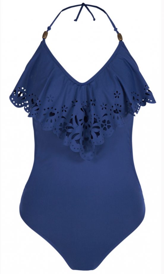 Next SS13 Blue Embellished Swimsuit
