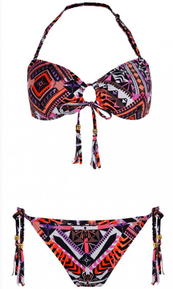 Next SS13 Patterned Tasselled Bikini