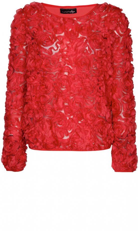 Boohoo Flower Jumper, £25