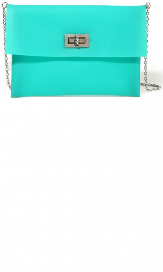 Forever 21 SS13 Blue Plastic Shoulder Bag