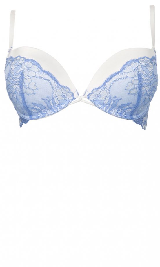 New Look Blue Lace Bra, £11.99