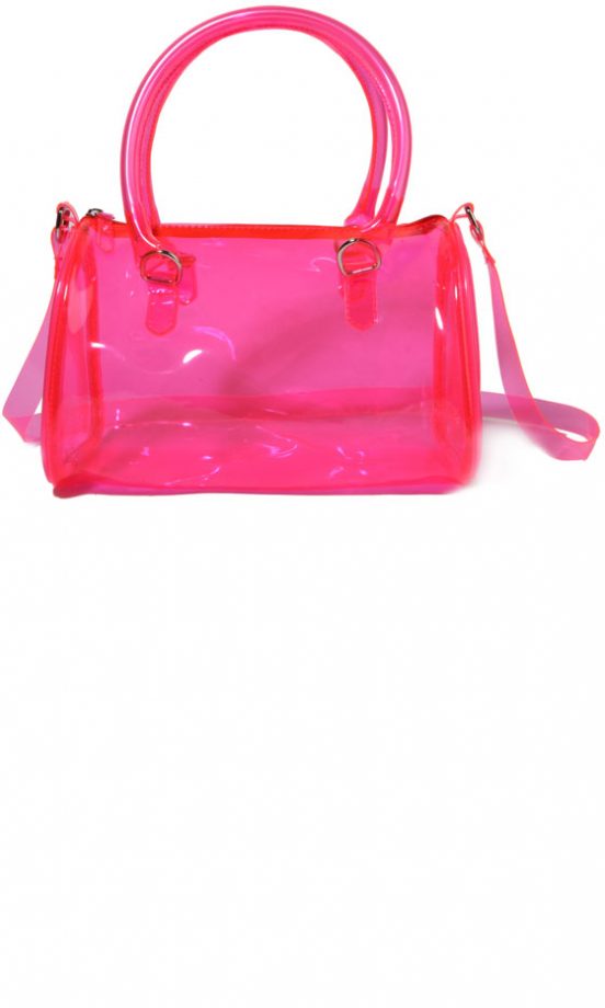 Forever 21 SS13 Clear Pink Bowling Bag