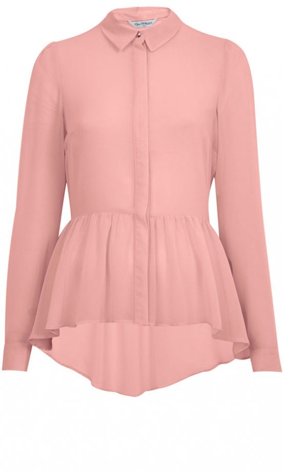 Miss Selfridge Peplum Shirt, £32
