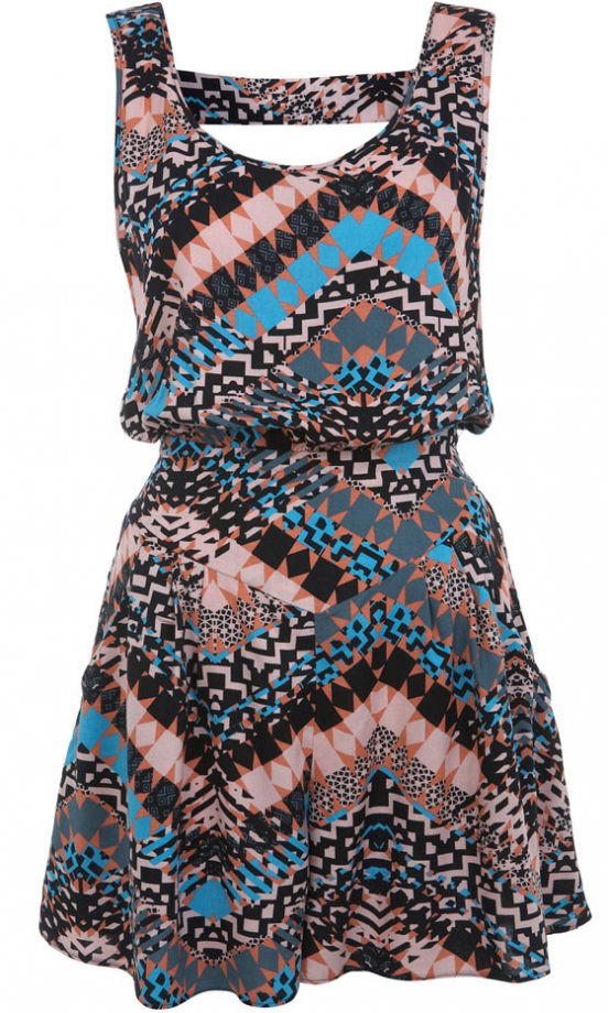 Miss Selfridge Tribal Print Playsuit, £37