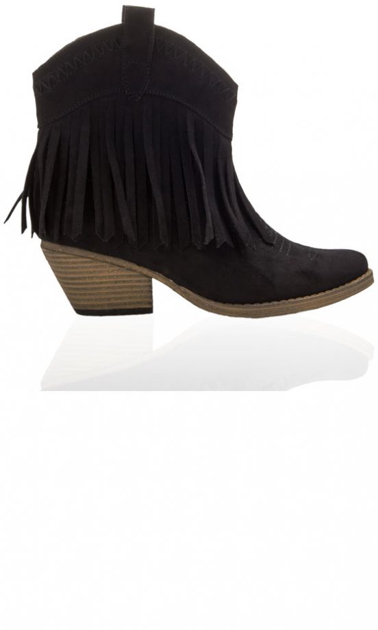 Forever 21 SS13 Black Fringe Boots