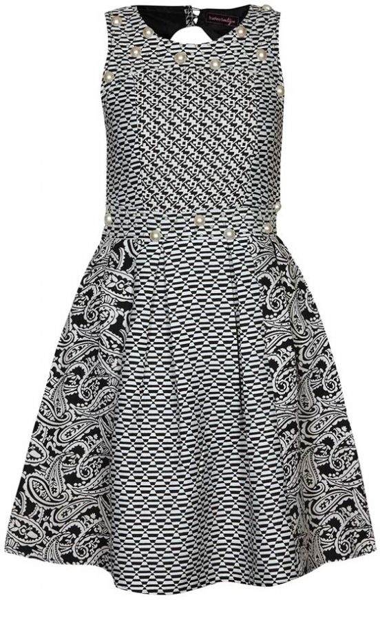 Boohoo Boutique Floral Polka Dot Mix Dress, £25