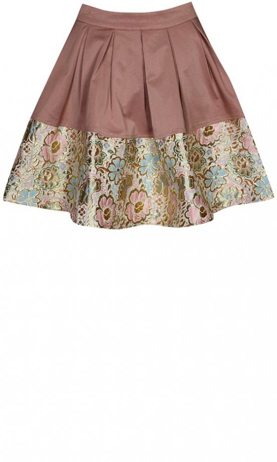 Boohoo Boutique Brocade Hem Prom Skirt, £35