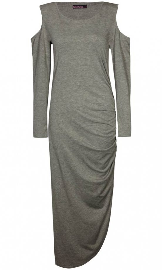 Boohoo Cut Out And Ruched Midi Dress, £18