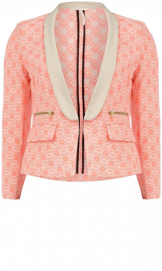 Dorothy Perkins Pink Jacquard Blazer, £49