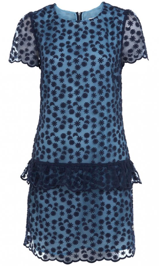 Miss Selfridge Electric Blue Spotted Dress, £49
