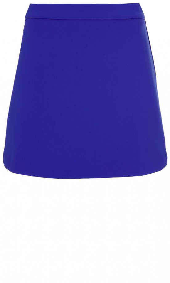 Topshop Electric Blue Skirt, £34