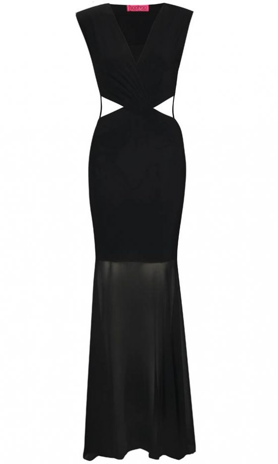 Boohoo Crossover Fishtail Maxi Dress, £25