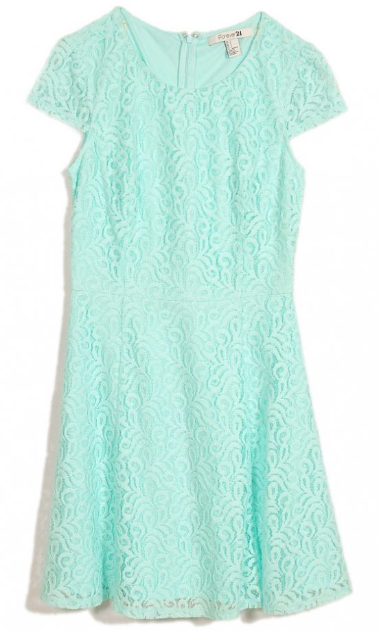 Forever 21 SS13 Turquoise Dress