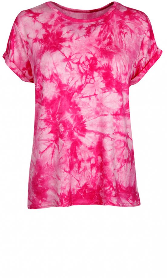 Fashion Union Pink Tie Dye Top, £15