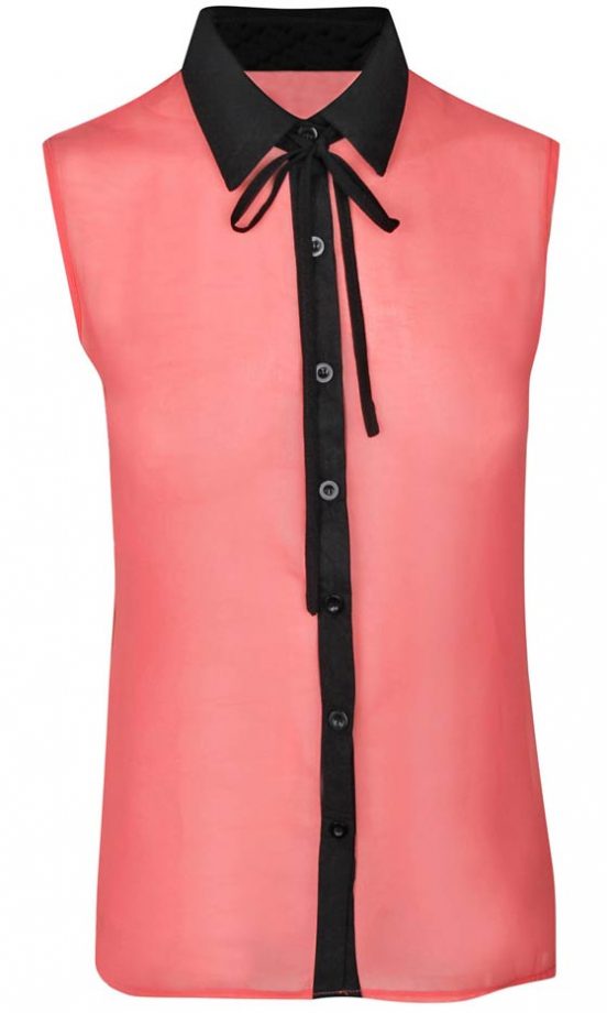 Fashion Union Coral Sleeveless Blouse, £12