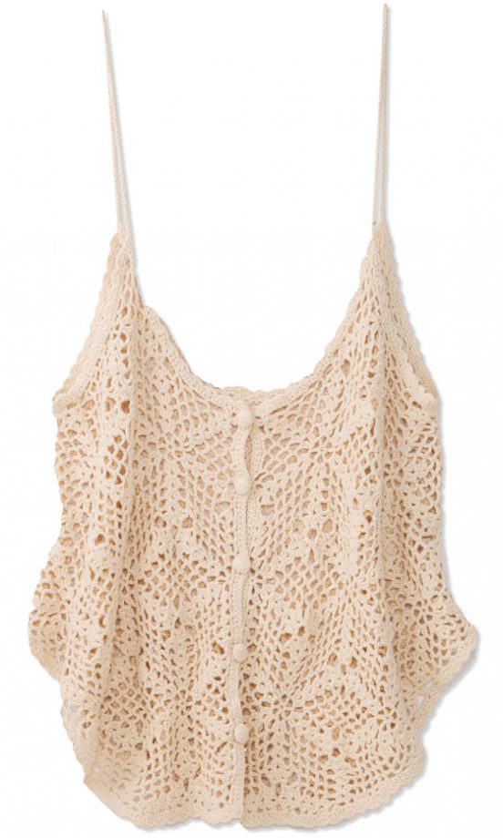 Forever 21 SS13 Cream Croche Top