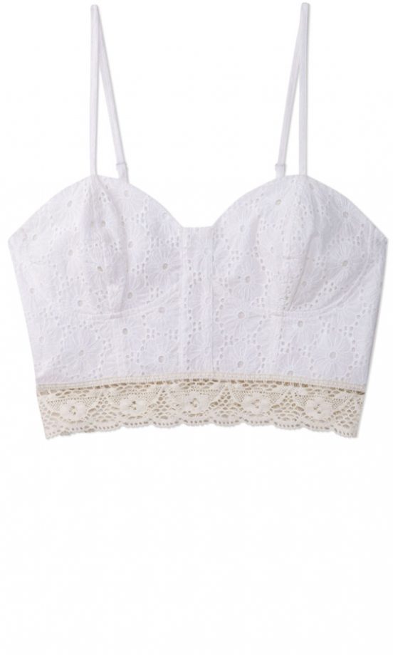 Forever 21 SS13 White Bralet