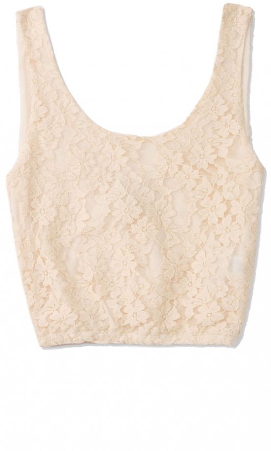 Forever 21 SS13 Lace Crop Top