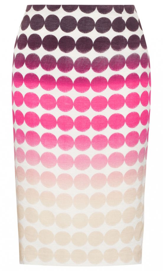 Next SS13 Spotted Ombre Skirt