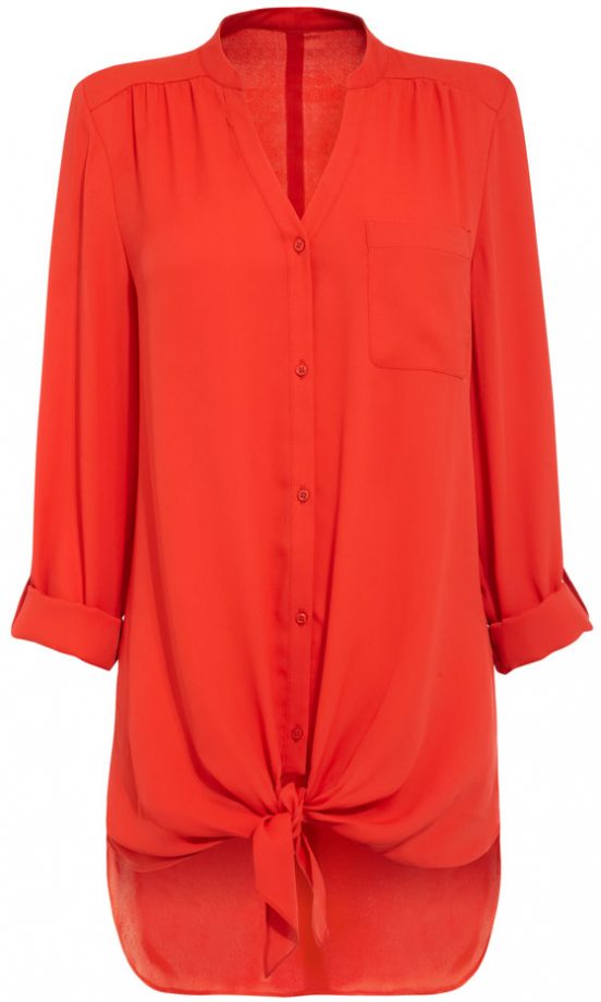 Next SS13 Red Oversized Shirt