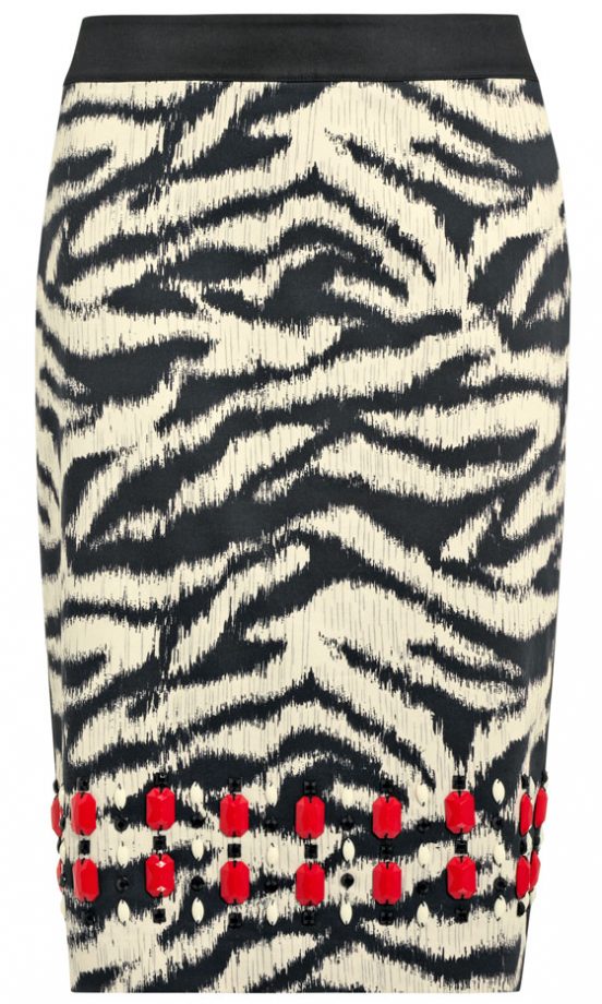 Next SS13 Animal Print Skirt