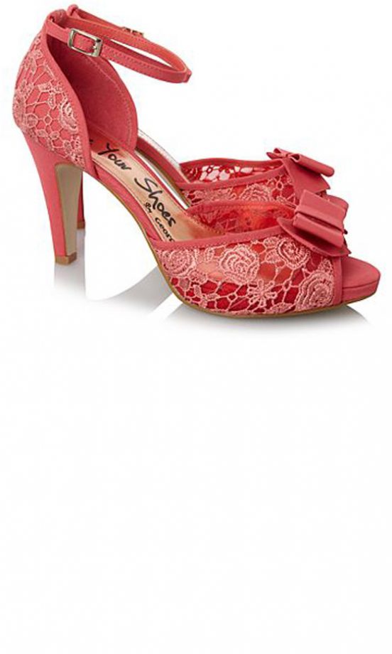 George At Asda Crochet Peep Toe Heels, £18