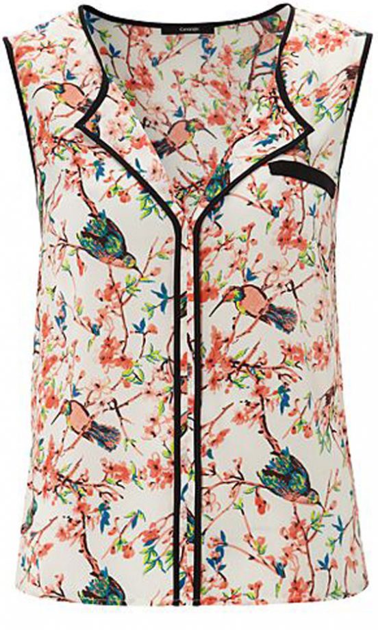 George Bird Print Blouse, £1