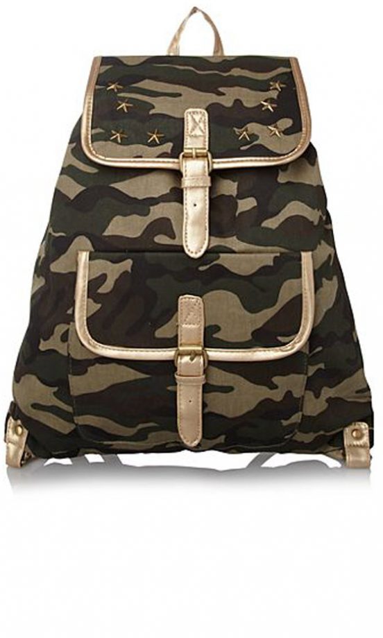 George At Asda Camo Rucksack Bag, £12