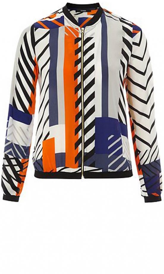George Graphic Print Bomber Jacket, £16