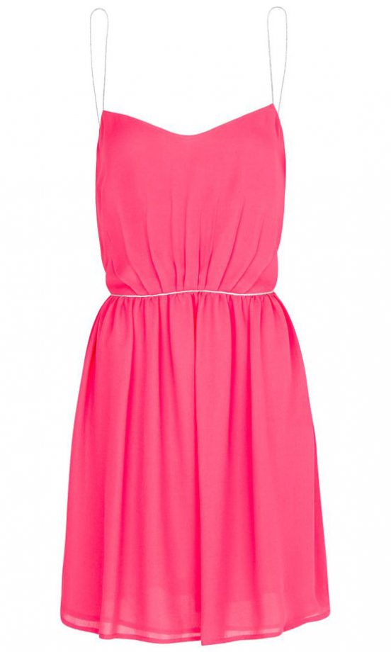 Mango Hot Pink Dress, £34.99