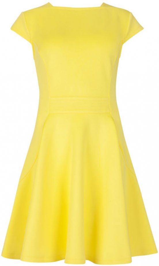 Ted Baker Luminous Yellow Prom Dress, £129