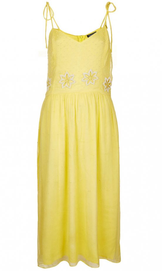Topshop Luminous Yellow Dress, £75