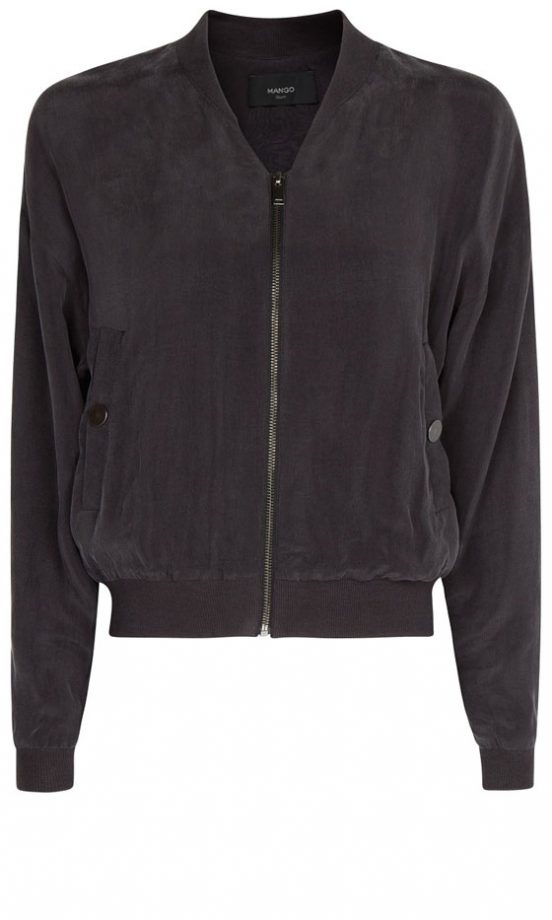 Mango Black Bomber Jacket, £59.99