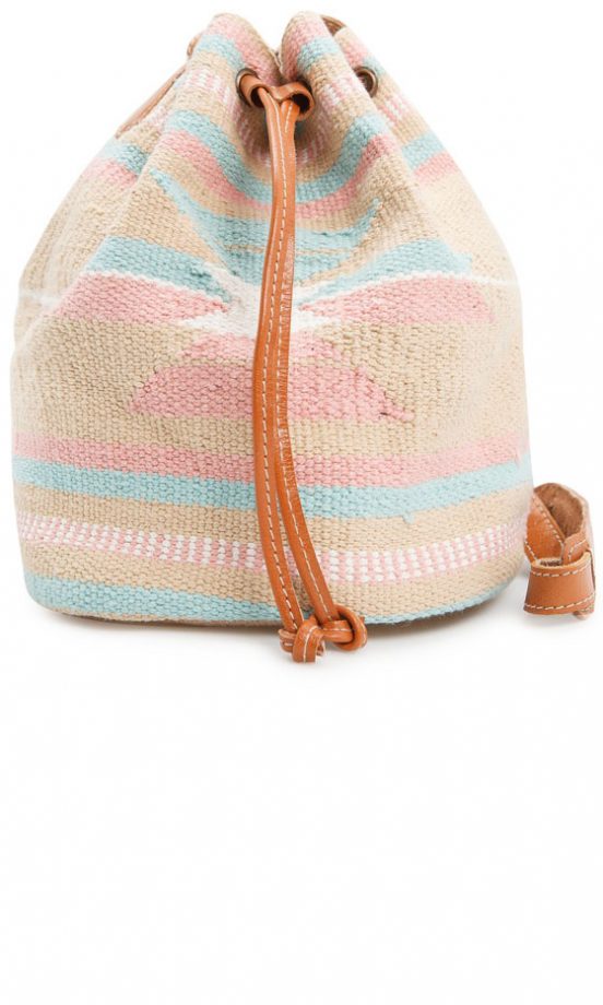 Mango Ethnic Drawstring Bag, £39.99