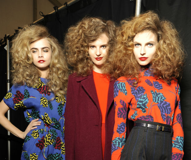 70s curls at Marc by Marc Jacobs stole our hearts!
