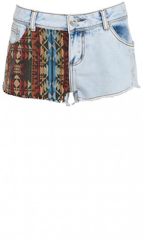 New Look Aztec Panel Shorts, £22.99