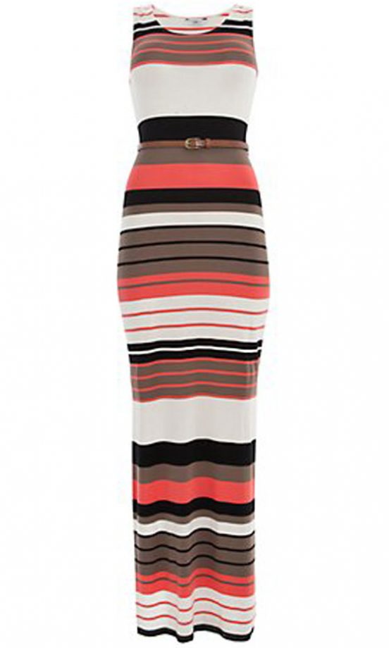 New Look Coral Stripe Maxi, £19.99