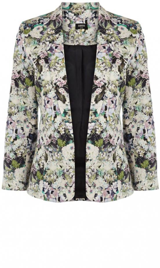 Oasis Floral Blazer, £70