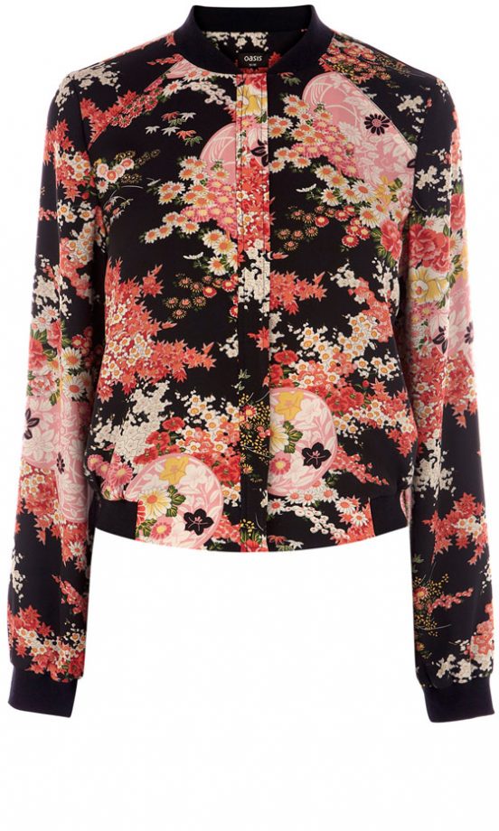 Oasis Pinted Bomber, £60