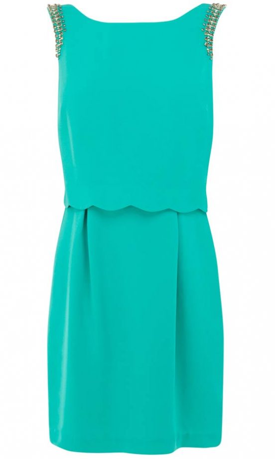 Oasis Teal Dress, £70