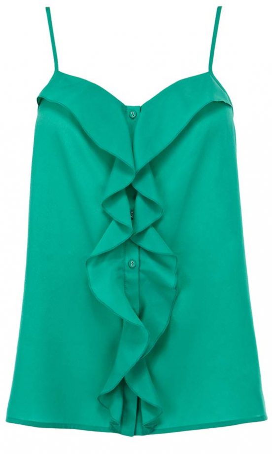 Oasis Rufflef Front Cami, £18
