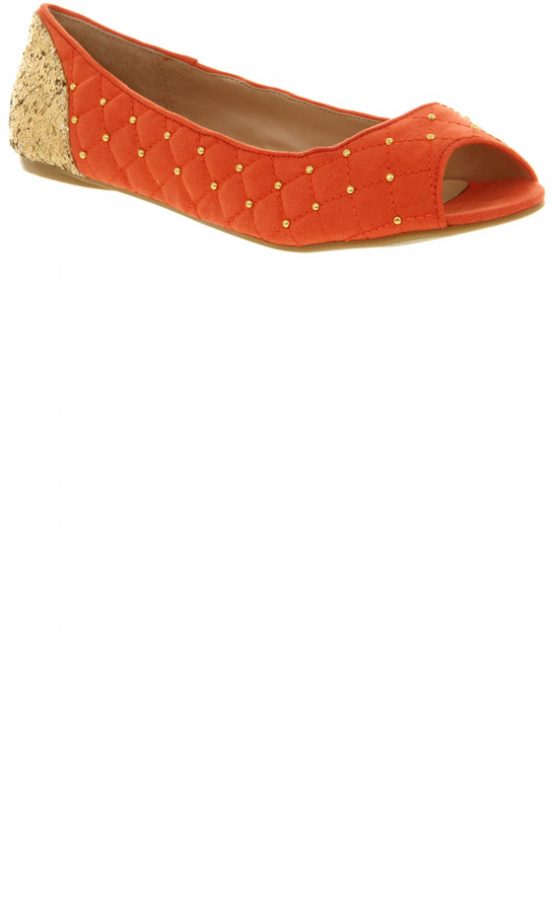 Office Coral Quilted Pump, £25