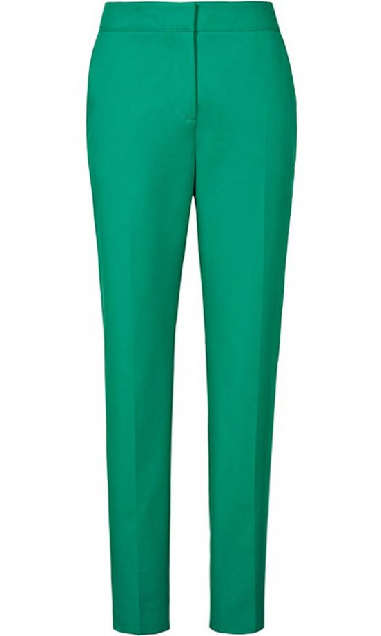 Reiss Green Silk Trousers, £95