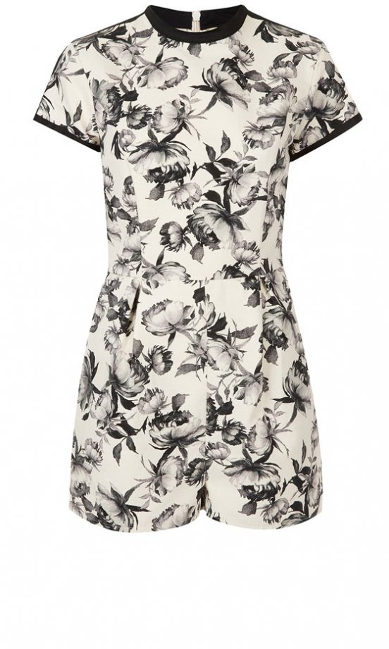 Topshop Floral Playsuit, £55