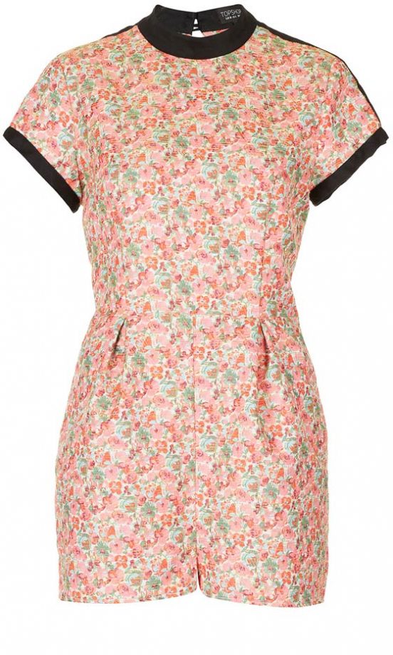 Topshop Floral Playsuit, £55