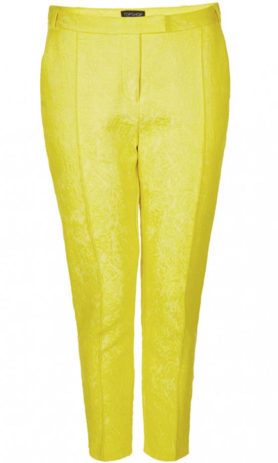 Topshop Lime Trousers, £40