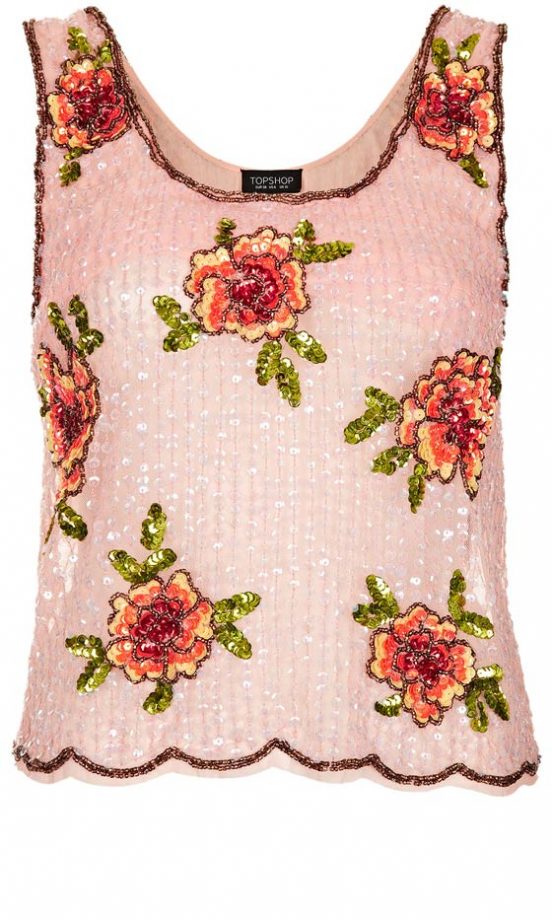 Topshop Sequin Top, £42