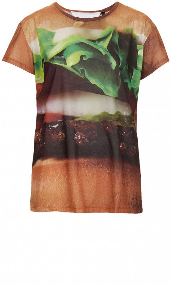 Topshop Burger Print T-Shirt, £25