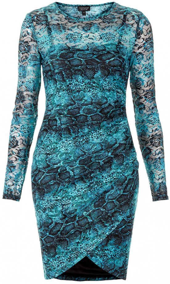 Topshop Snake Dress, £46